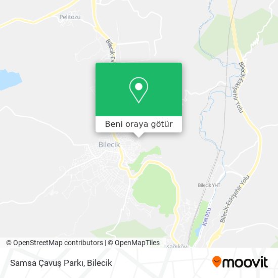 Samsa Çavuş Parkı harita