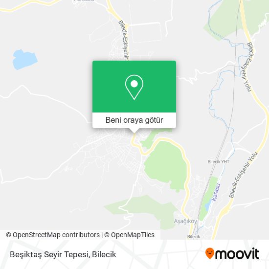 Beşiktaş Seyir Tepesi harita