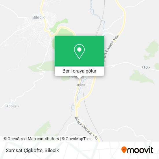 Samsat Çiğköfte harita