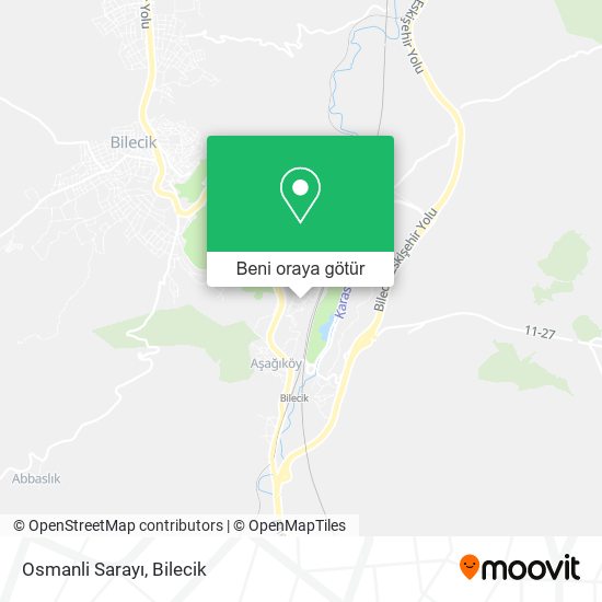 Osmanli Sarayı harita