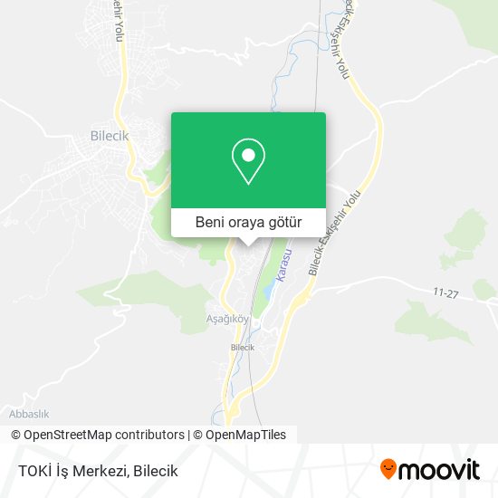 TOKİ İş Merkezi harita
