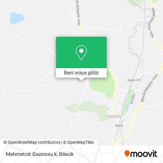 Mehmetcık Gazınosu k harita
