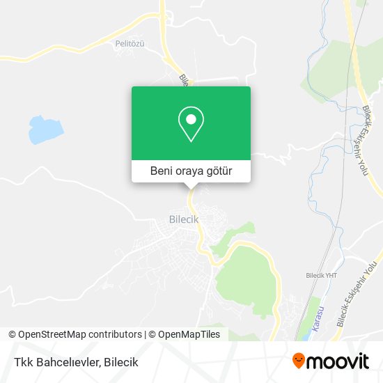 Tkk Bahcelıevler harita