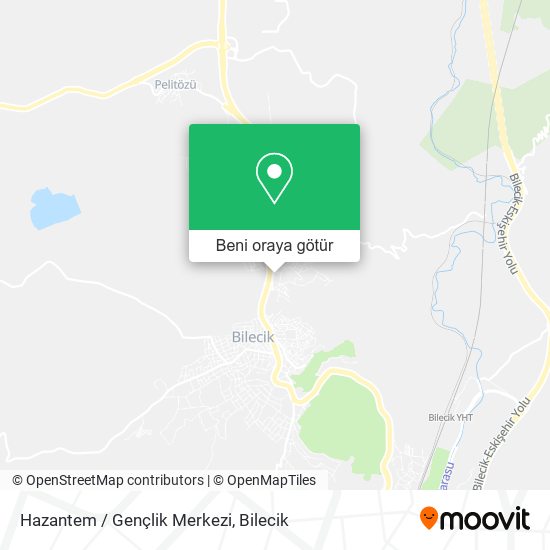 Hazantem / Gençlik Merkezi harita