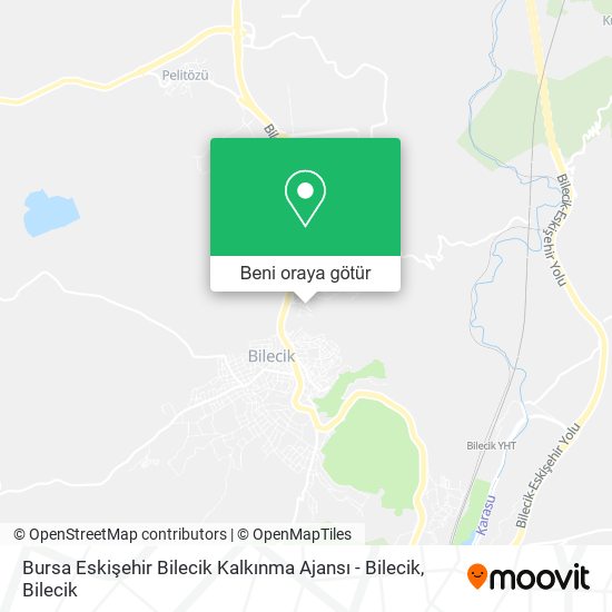Bursa Eskişehir Bilecik Kalkınma Ajansı - Bilecik harita