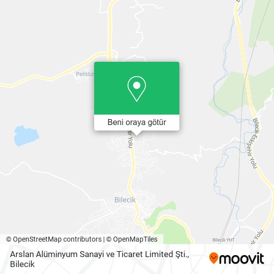 Arslan Alüminyum Sanayi ve Ticaret Limited Şti. harita