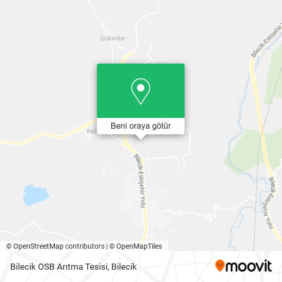 Bilecik OSB Arıtma Tesisi harita