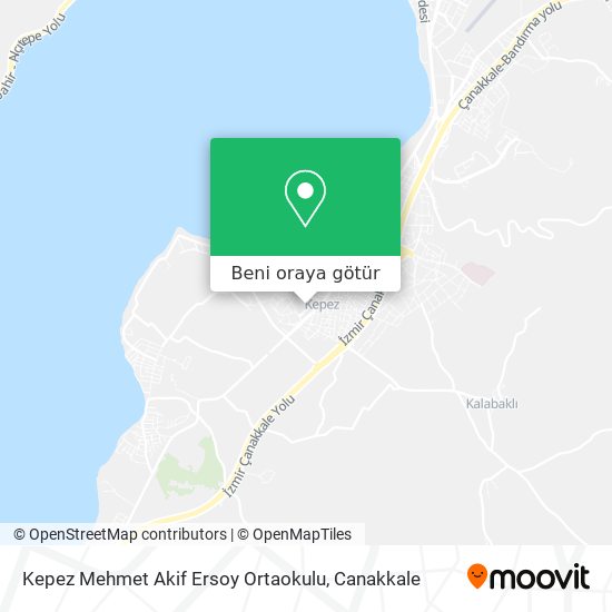 Kepez Mehmet Akif Ersoy Ortaokulu harita