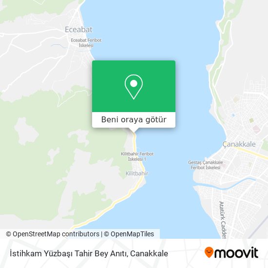 İstihkam Yüzbaşı Tahir Bey Anıtı harita