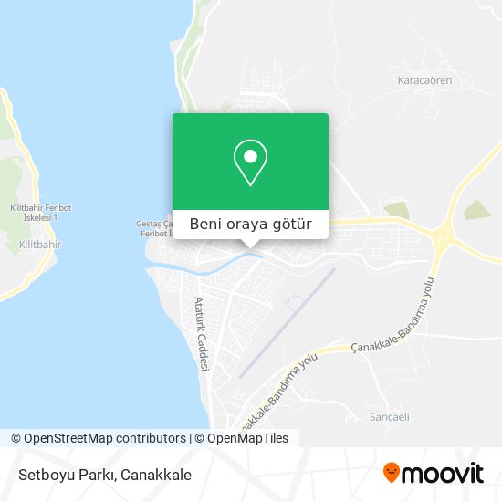 Setboyu Parkı harita