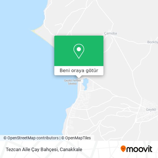 Tezcan Aile Çay Bahçesi harita