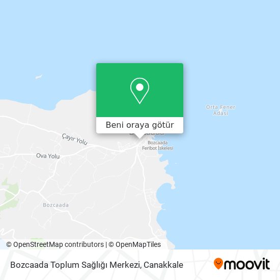 Bozcaada Toplum Sağlığı Merkezi harita