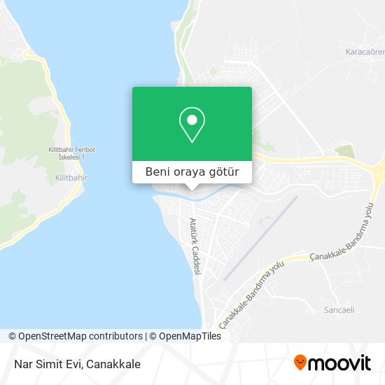 Nar Simit Evi harita