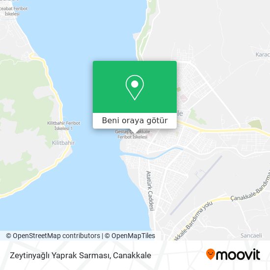 Zeytinyağlı Yaprak Sarması harita