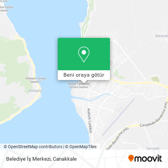 Belediye İş Merkezi harita