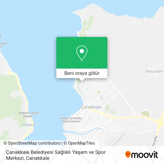 Çanakkale Belediyesi Sağlıklı Yaşam ve Spor Merkezi harita