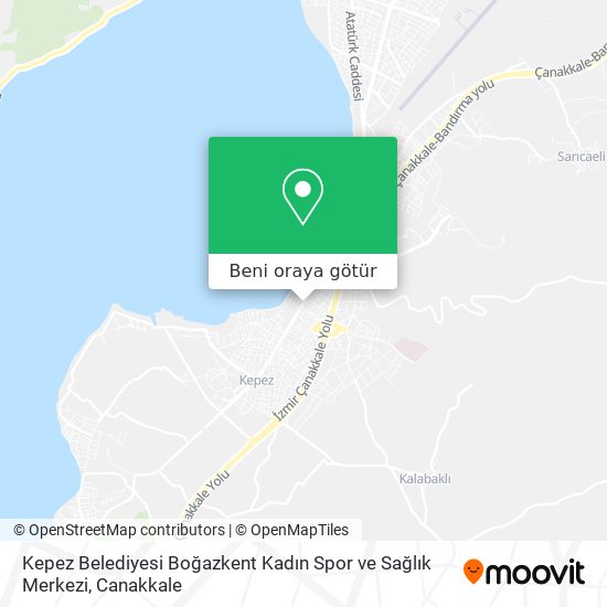 Kepez Belediyesi Boğazkent Kadın Spor ve Sağlık Merkezi harita