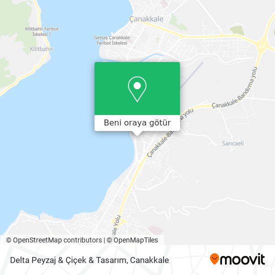 Delta Peyzaj & Çiçek  & Tasarım harita