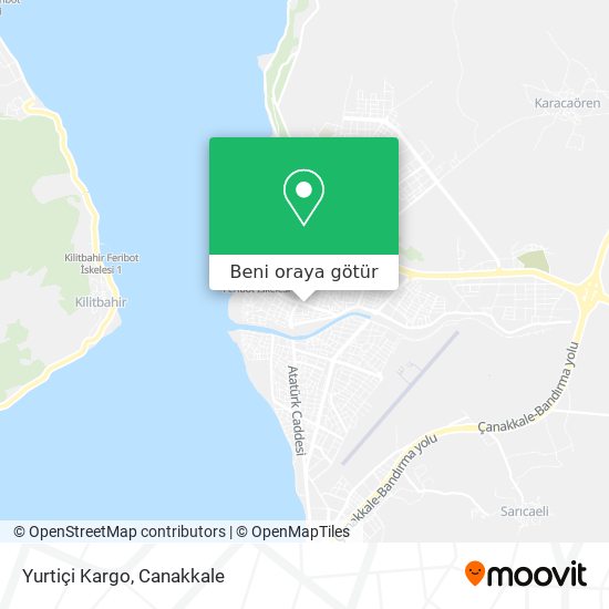 Yurtiçi Kargo harita