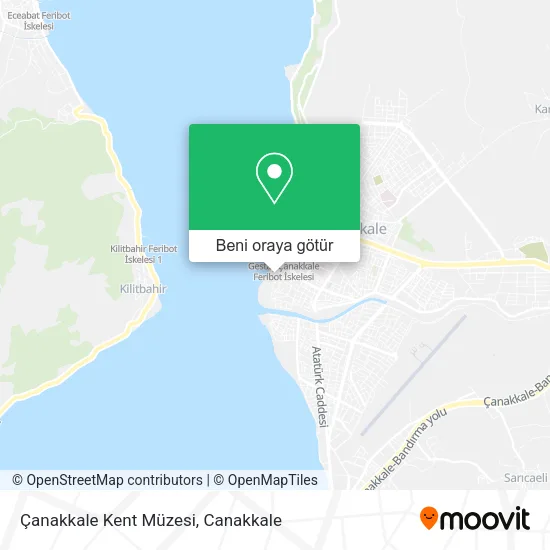 Çanakkale Kent Müzesi harita
