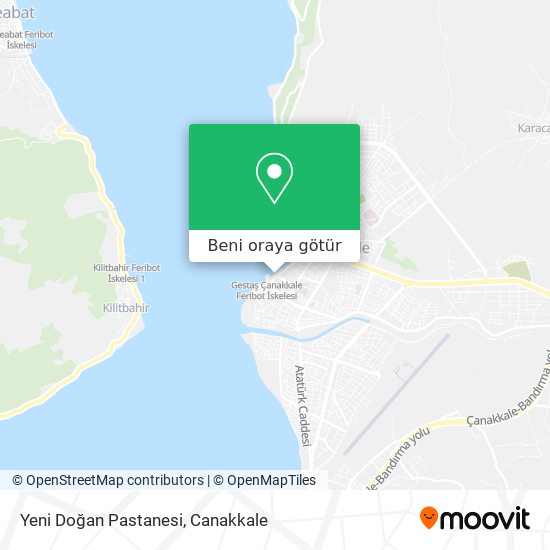 Yeni Doğan Pastanesi harita
