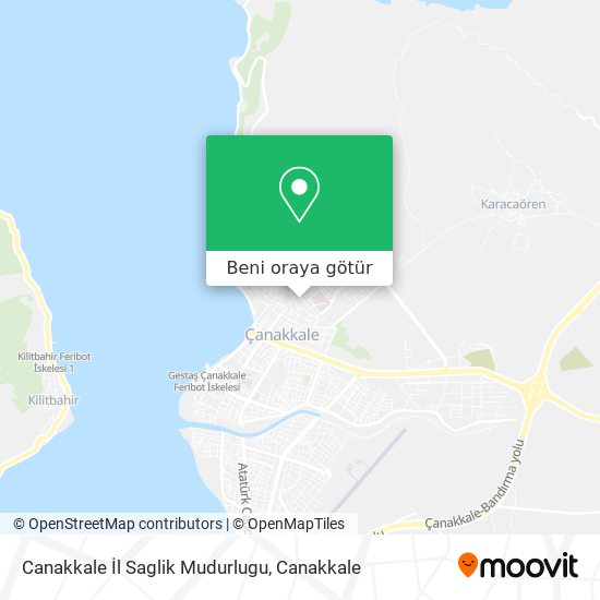 Canakkale İl Saglik Mudurlugu harita