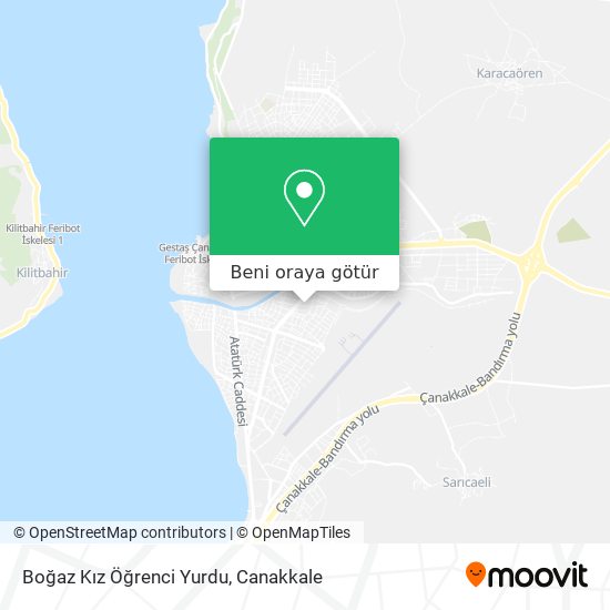 Boğaz Kız Öğrenci Yurdu harita