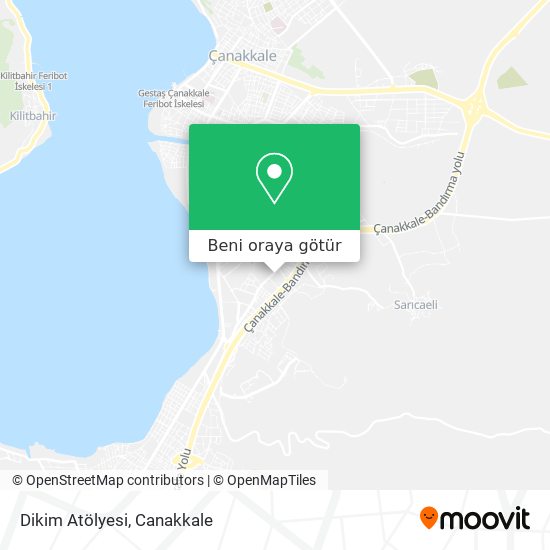 Dikim Atölyesi harita