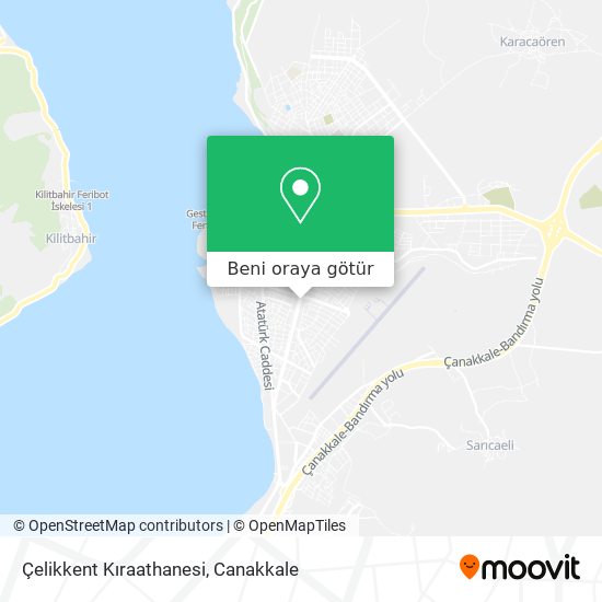 Çelikkent Kıraathanesi harita