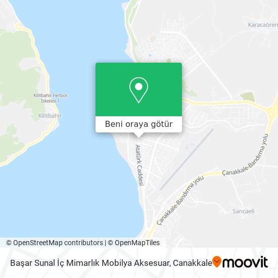 Başar Sunal İç Mimarlık Mobilya Aksesuar harita
