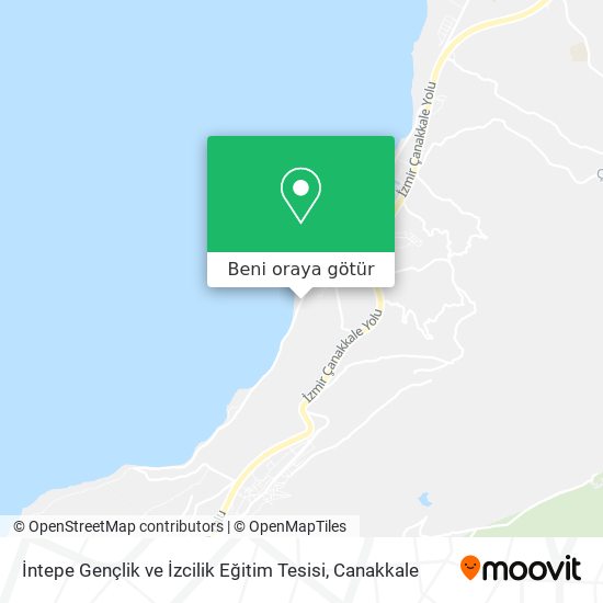 İntepe Gençlik ve İzcilik Eğitim Tesisi harita