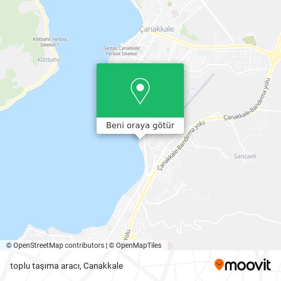 toplu taşıma aracı harita