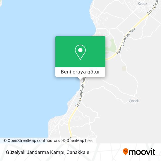 Güzelyalı Jandarma Kampı harita