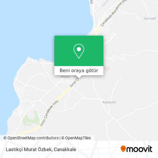 Lastikçi Murat Özbek harita