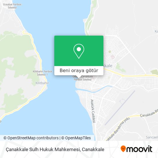 Çanakkale Sulh Hukuk Mahkemesi harita