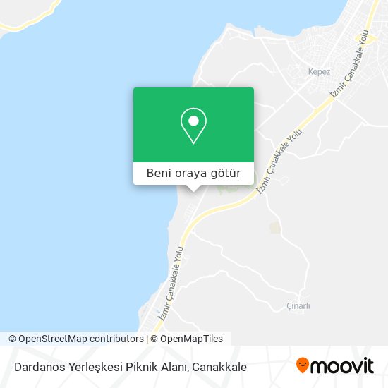 Dardanos Yerleşkesi Piknik Alanı harita