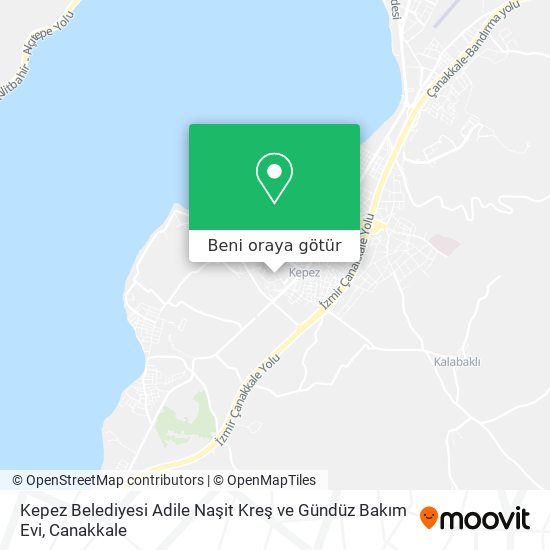 Kepez Belediyesi Adile Naşit Kreş ve Gündüz Bakım Evi harita