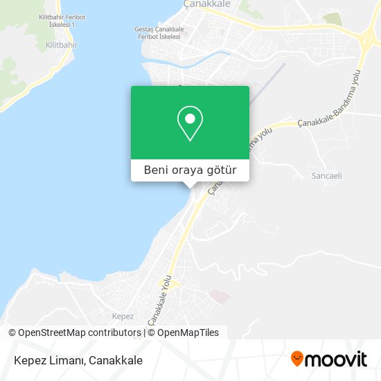 Kepez Limanı harita