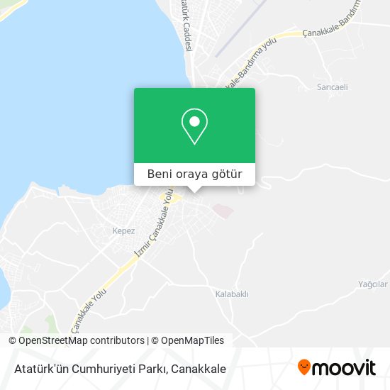 Atatürk'ün Cumhuriyeti Parkı harita