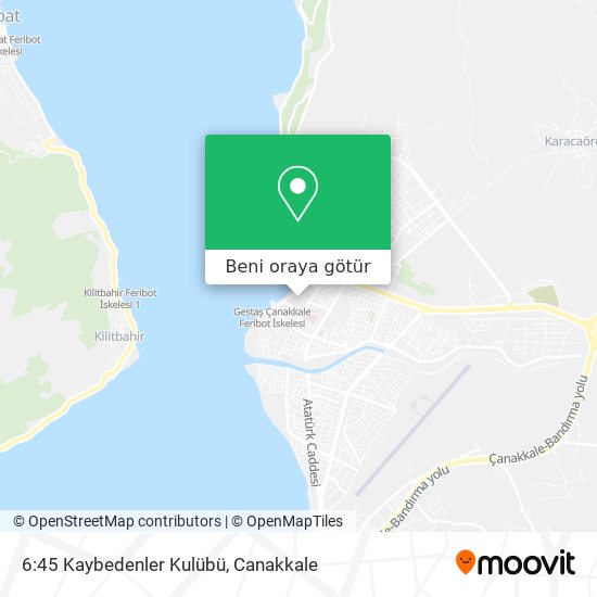 6:45 Kaybedenler Kulübü harita