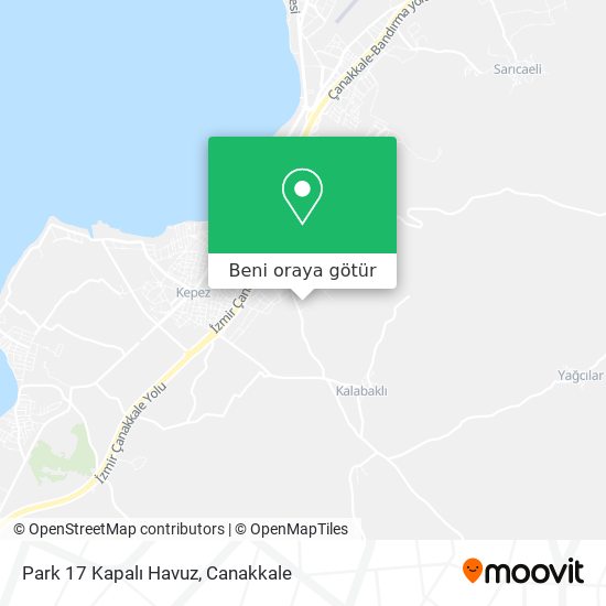 Park 17 Kapalı Havuz harita