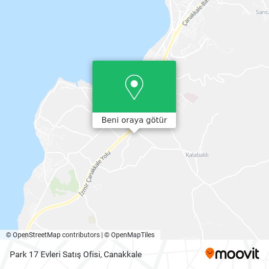 Park 17 Evleri Satış Ofisi harita