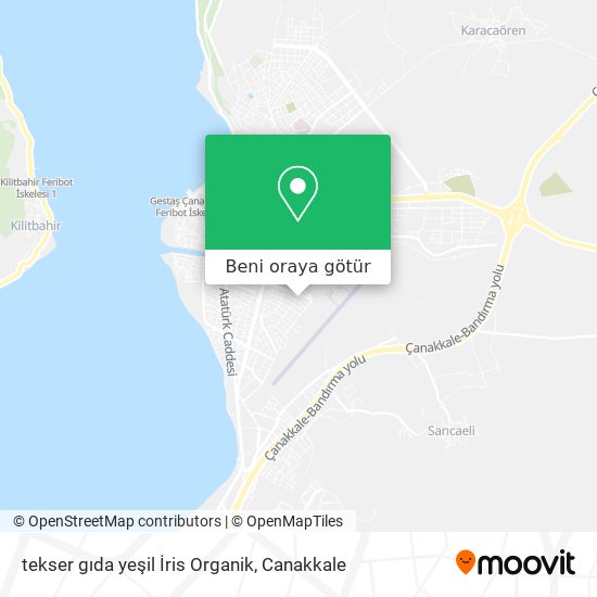 tekser gıda yeşil İris Organik harita