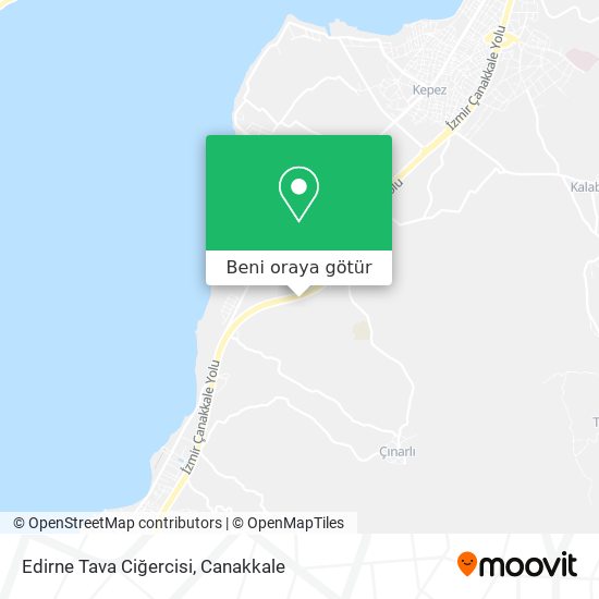 Edirne Tava Ciğercisi harita