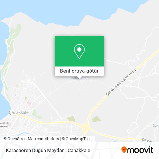 Karacaören Düğün Meydanı harita