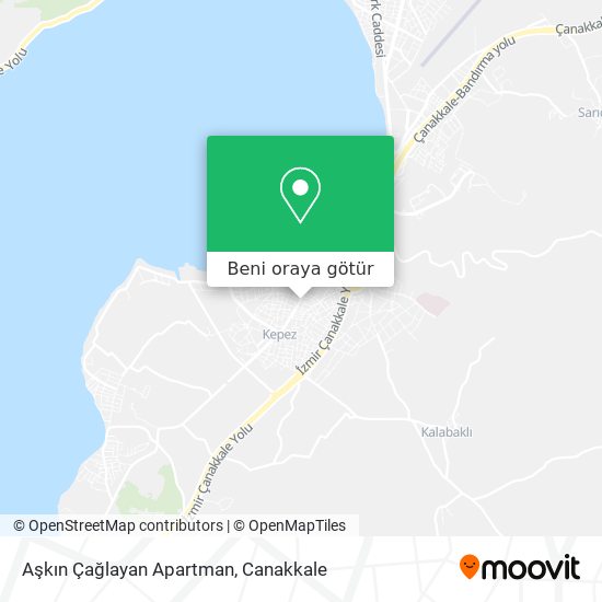 Aşkın Çağlayan Apartman harita