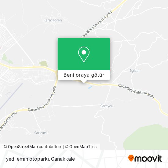 yedi emin otoparkı harita