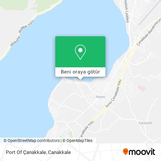 Port Of Çanakkale harita