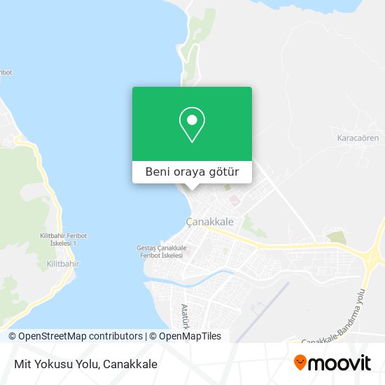 Mit Yokusu Yolu harita