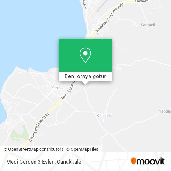 Medi Garden 3 Evleri harita